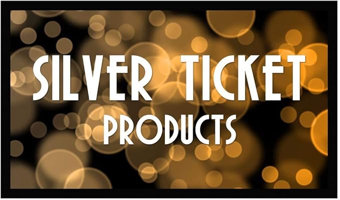 Silver Ticket Products STR Series 6 Piece Home Theater Fixed Frame 4K / 8K Ultra HD, HDTV, HDR & Active 3D Movie Projection Screen, 16:9 Format, 120" Diagonal, Silver Material STR-169120-S