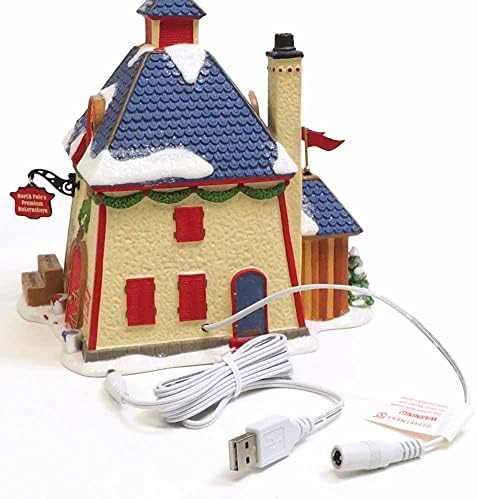 Department 56 North Pole Village Nutcracker Factory Animated Lit Building, 7.09 Inch, Multicolor