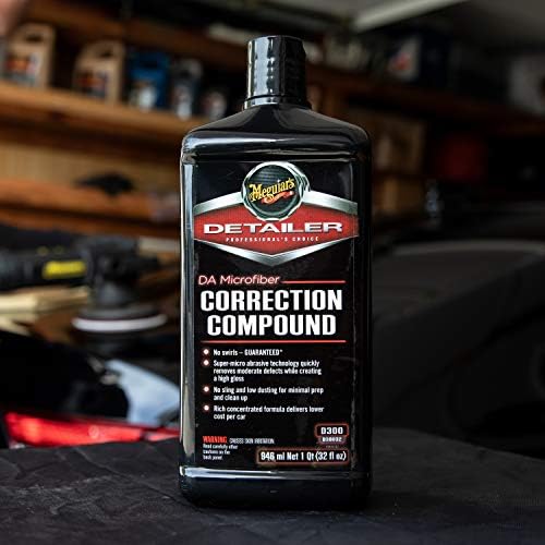 Meguiar's Pro D300 Detailer DA Microfiber Correction Compound, 32oz