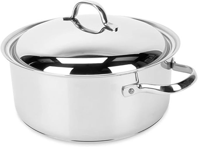 Camco Mfg 43921 Cookware 10 Pc Set Nesting Stainless Steel