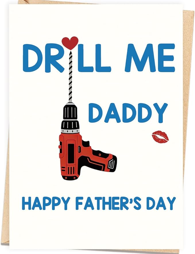 Fathers Day Card Gifts for Husband Boyfriend from Wife Girlfriend, Personalized Double-Sided, Minimalist Premium Design, Perfect Father's Day Decoration Ideas