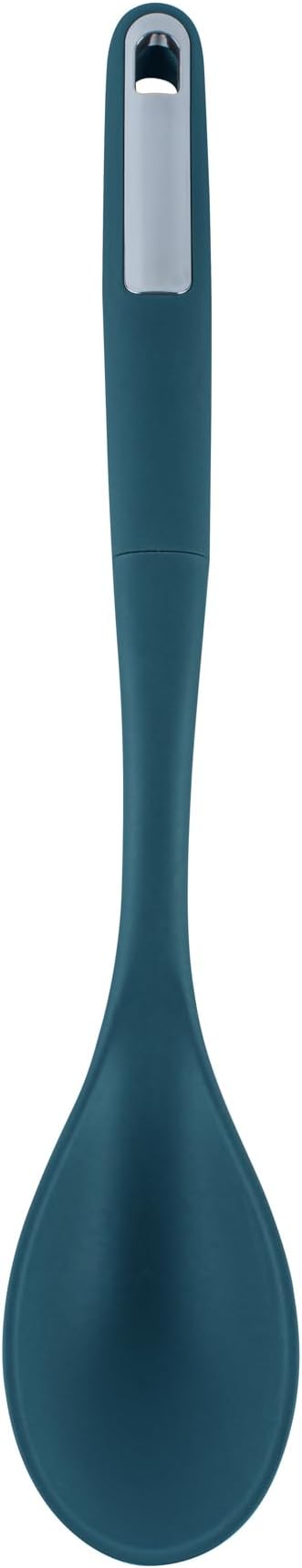 Restaurantware Silicone Utensil Set Pack of 1 Non-Slip Handle 6-Piece Kitchen Tool Set, Heat-Resistant Dishwasher-Friendly Cooking Accessories, Durable Teal Cooking Utensils
