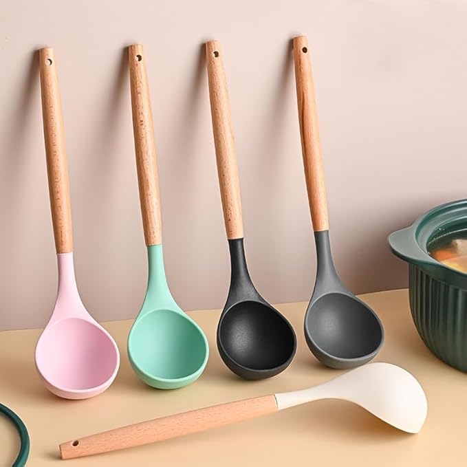 Kitchen Utensils Set,19 Pcs Cooking Tools and Knives Set,Cutting Board, Silverware Set, with Utensil Holder Precision Cutting and Organized Dining Kitchen Tool (Pink)