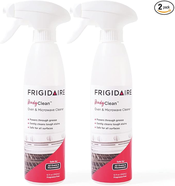 Frigidaire 10FFOVCL02 Ready Clean Degreasing Oven & Microwave Cleaner, 12 Ounces, 2-Pack