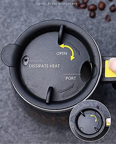 Self Stirring Mug Auto Self Mixing Stainless Steel Cup for Coffee -450ml/15oz