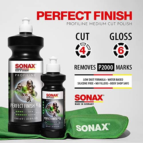 SONAX Perfect Finish Car Scratch Remover & Swirl Remover Polish, 1 Liter