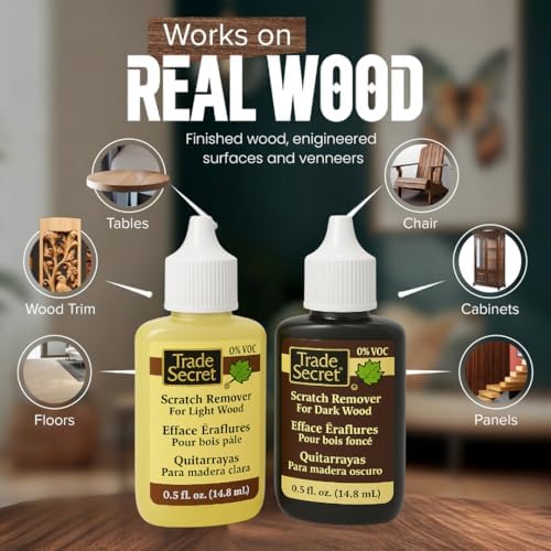 Trade Secret Wood Scratch Remover Mini Set, 2 Shades, 0.5 oz, 2 Pack