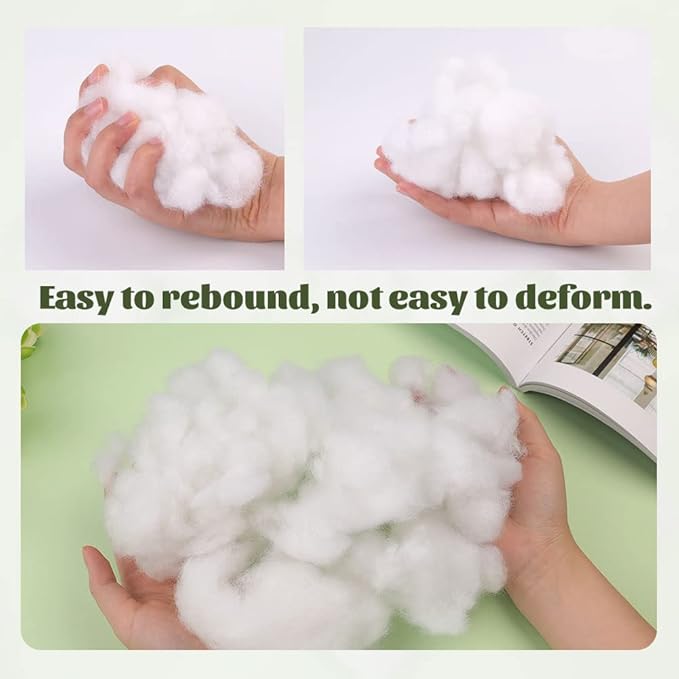 BUTUZE 800g/28oz Polyfill Stuffing, (2.1oz-4.4lb) Fiberfill for Crafts, Polyester Fiber Fill, Premium Resilience Fill Fiber for Stuffing Pillow and Home Decoration Projects