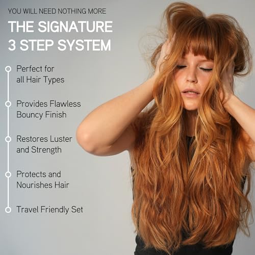 Iles Formula Mini Signature Set: Shampoo, Conditioner & Finishing Serum