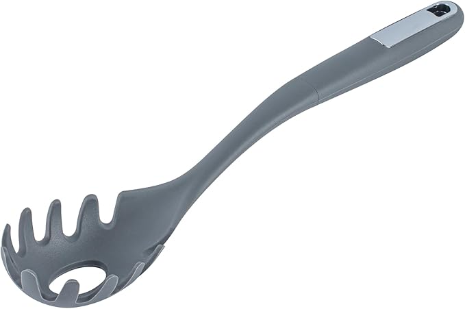 Restaurantware Silicone Utensil Set Pack of 1 Non-Slip Handle 6-Piece Kitchen Tool Set, Heat-Resistant Dishwasher-Friendly Cooking Accessories, Durable Gray Cooking Utensils