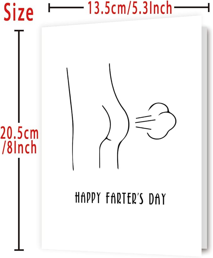Father's Day Card for Dad, Fathers Day Card Gifts from Daughter Son, Funny Dad Gifts for Daddy