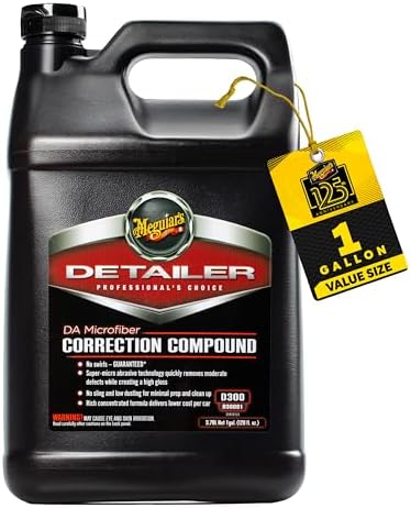 Meguiar's Pro D300 Detailer DA Microfiber Correction Compound, 1gal