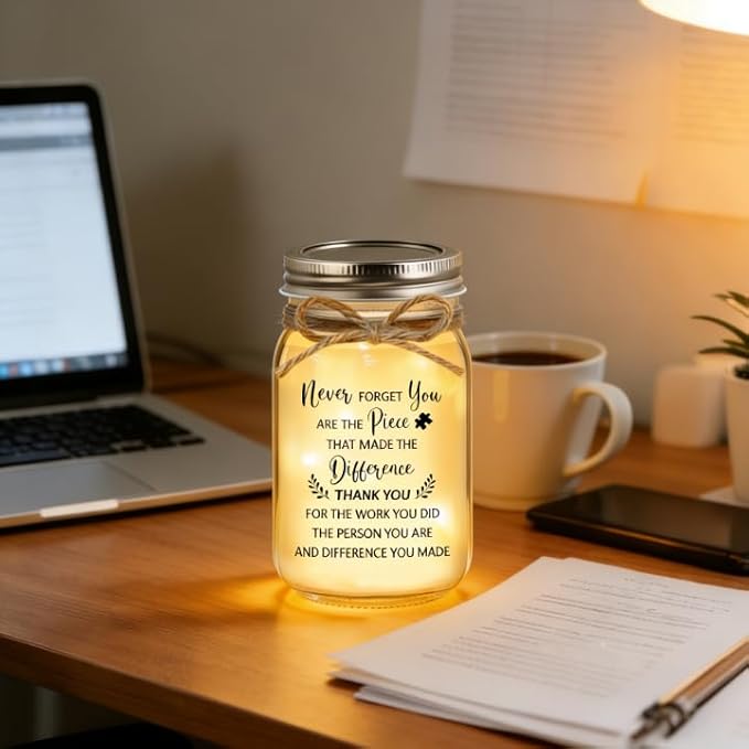 Thank You Appreciation Gifts for Women Teacher Employee, Farewell Retirement Gifts for Nurse Coworker Boss Never Forget You Are the Piece That Made the Difference