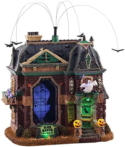 Lemax Black Raven Manor Animated Building, #05605 for Halloween Village