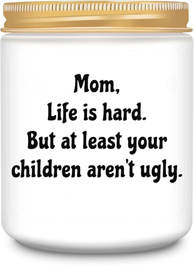 Funny Mothers Day Birthday Gifts for Mom,Gifts for Mom from Daughter Son,Thank You Lavender Scented Candles for Women.