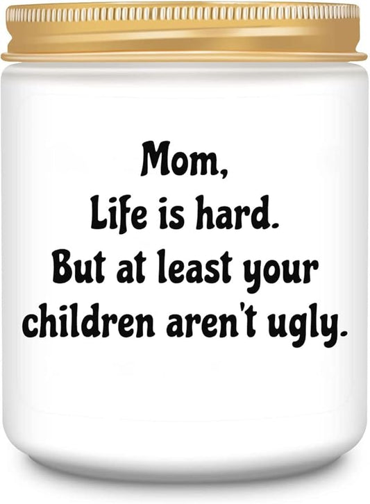 Funny Mothers Day Birthday Gifts for Mom,Gifts for Mom from Daughter Son,Thank You Lavender Scented Candles for Women.
