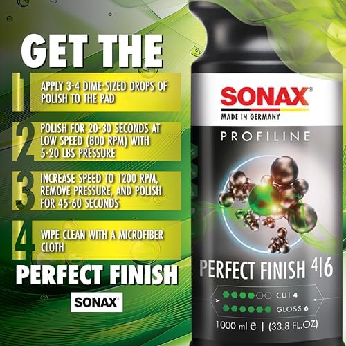 SONAX Perfect Finish Car Scratch Remover & Swirl Remover Polish, 1 Liter