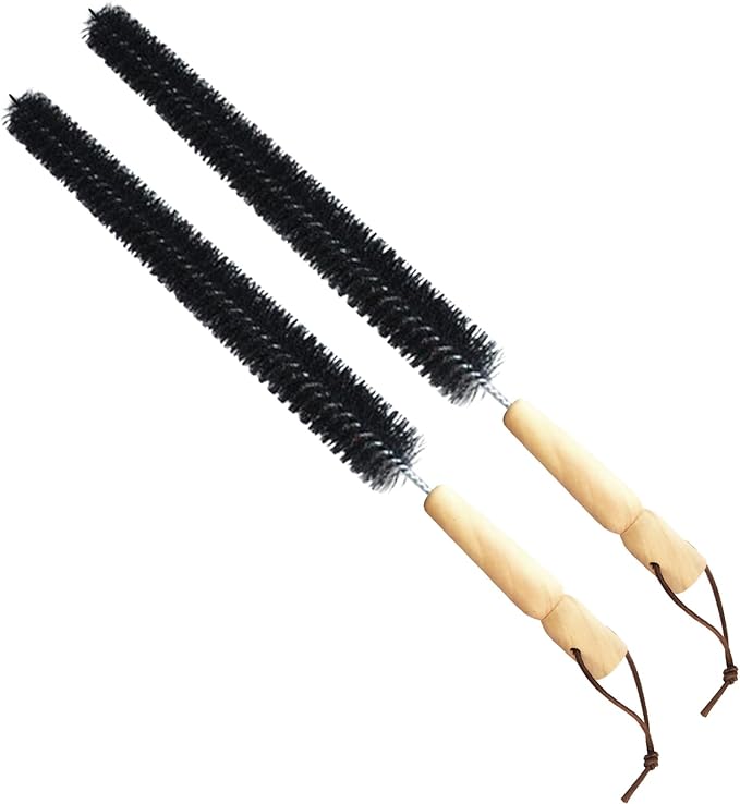 2Pcs Dryer Vent Cleaner Kit, 16 inch Dryer Lint Brush, Refrigerator Long Coil Brush, Flexible Lint Remover, Household Cleaning Supplies, Removing Dust and Pet Hair