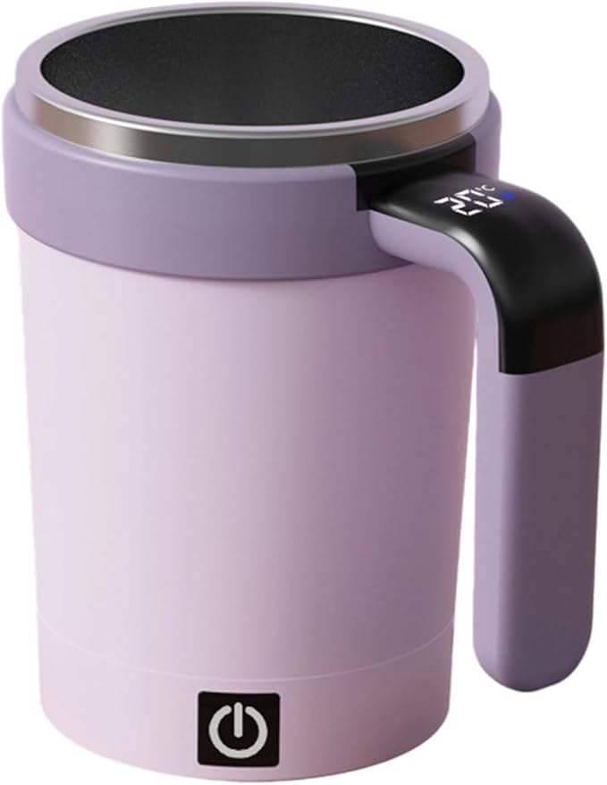 Magnetic Auto Stirring Cup Coffee Protein Shakes Electric Mixer Food Grade Stainless Steel Mixing Mug Detachable