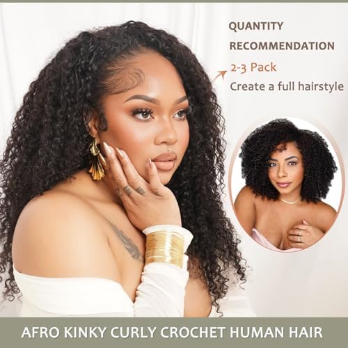 Beauty Youth Pixie Curly Miracle Knots Human Crochet Hair 110g 16 Inch