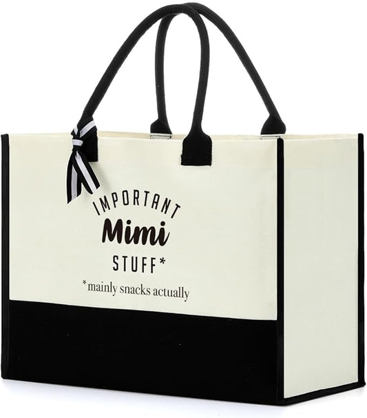FORBIDDEN PAPER Gifts Tote Bag Important Stuff Tote Gift Gifts Birthday for Shopping Bag Grocery Bag Utility Tote