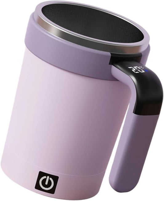 Magnetic Auto Stirring Cup Coffee Protein Shakes Electric Mixer Food Grade Stainless Steel Mixing Mug Detachable