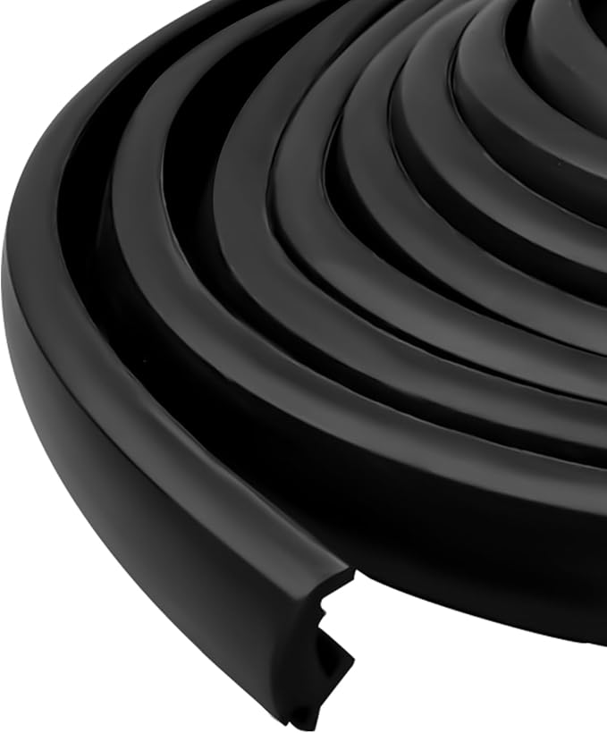 RV Window Seal - 5/16" x 9/16" inch Waterproof Rv Rubber Seal Strip, Car Window Glass Edge Weather Stripping, Windshield Locking Gasket for Camper Marine Boat Truck, 20FT