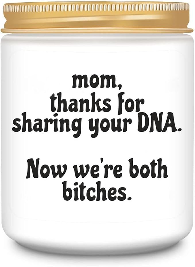Funny Birthday Gifts for Mom,Mom Gifts from Daughter Son,Unique Mothers Day Thanksgiving Christmas Gift Lavender Scented Candles for Women