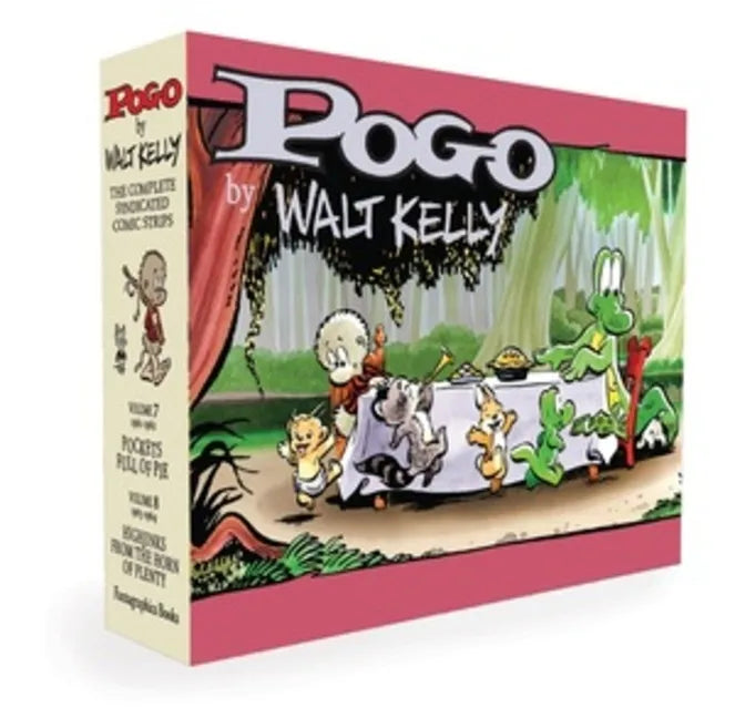Pogo the Complete Syndicated Comic Strips Box Set: Vols. 7 & 8: Pockets Full of Pie & Hijinks from the Horn of Plenty - Hardcover