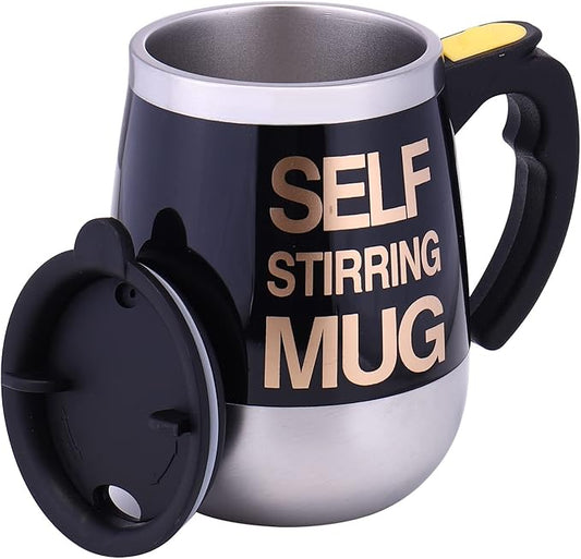 Self Stirring Mug Auto Self Mixing Stainless Steel Cup for Coffee -450ml/15oz