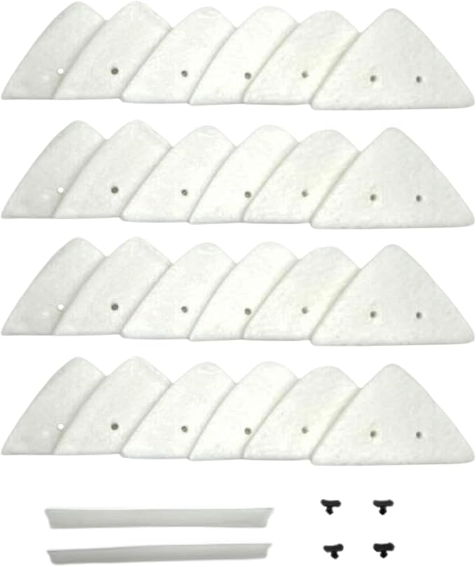 Adjustable Magnetic Window Cleaner Tool Replacement Kit, Double-Sided Window Cleaning Tool for High Outside Windows and Apartments (Kit)