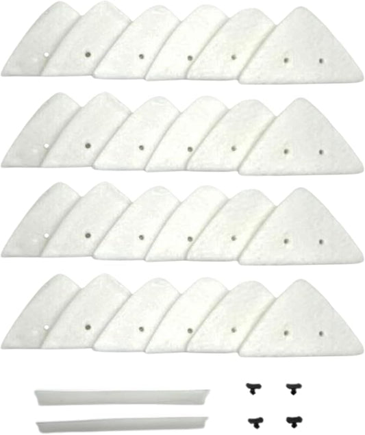 Adjustable Magnetic Window Cleaner Tool Replacement Kit, Double-Sided Window Cleaning Tool for High Outside Windows and Apartments (Kit)