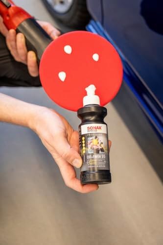 SONAX Cut & Finish 225300 | High Performing Polish/Compound | Rated 5 Cut & 5 Gloss | Removes Paint Defects, P1500 Sanding Marks & Water Spots | Long Work Time & Easy Wipe-Off | Silicone-Free | 1000ml