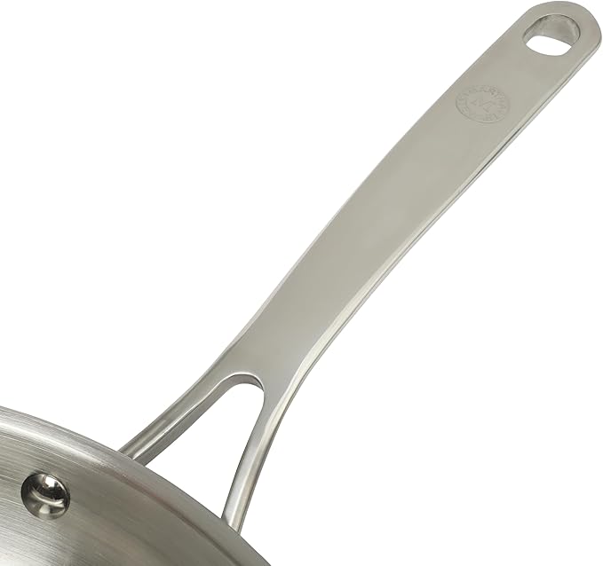 Martha Stewart Castelle 8" Stainless Steel Frying Pan Non Toxic Fry Pan Skillet