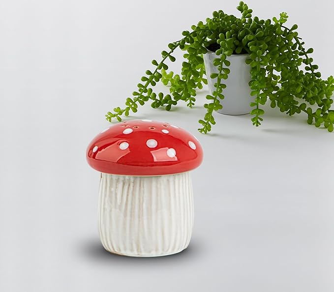 dgudgu Mushroom Microwave Cleaner Steam Ceramic Oven Cleaner Microwave Steam Cleaner Red Kitchen Microwave Cleaning