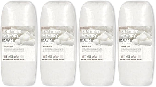 COSNIGHT Bean Bag Filler, 20lbs Shredded Memory Foam Filling, Soft Pillow Stuffing for Bean Bag, Couch Cushion, Dog Bed, Arts Crafts