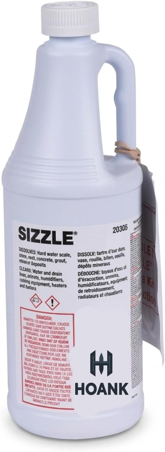 (32oz) - Drain Opener and Waste System Cleaner, Dissolves Hard Water Scale, Rust, Mineral Deposits - Ready to Use Liquid Drain Cleaner