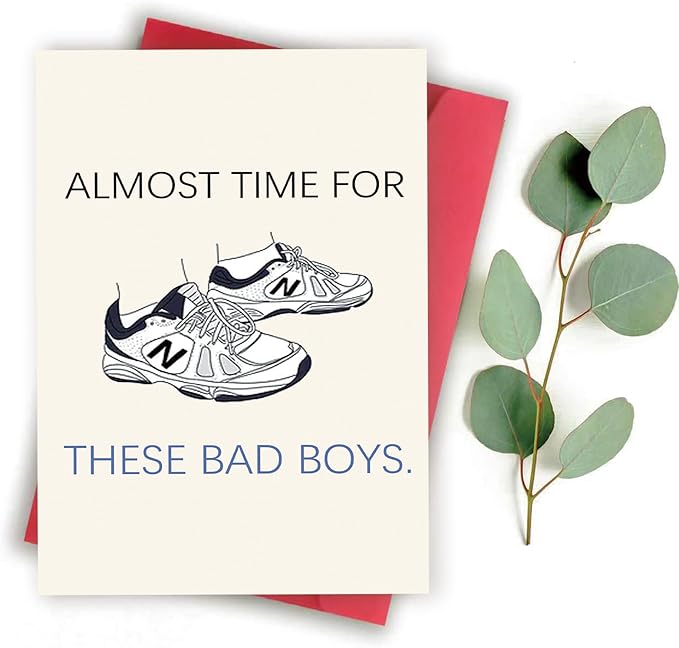 Funny Father's Day Card for Husband, New Dad Gifts from Wife, First Time Dad Gifts Hilarious Shoes