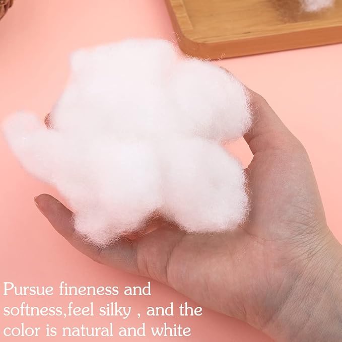 BUTUZE 900g/32oz Polyfill Stuffing, (2.1oz-4.4lb) Fiberfill for Crafts, Polyester Fiber Fill, Premium Stuffing Fiber Fill for Stuffing Pillow and Home Decoration Projects