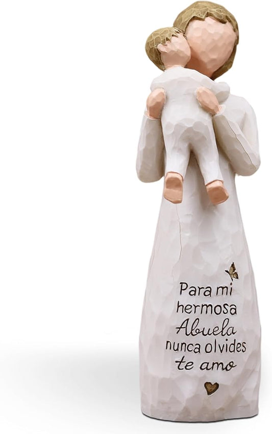 Abuela Gifts, Abuelita Gifts, Regalos para Abuela, Regalo de Navidad para Mujer, Sculpted Hand-Painted Figurine