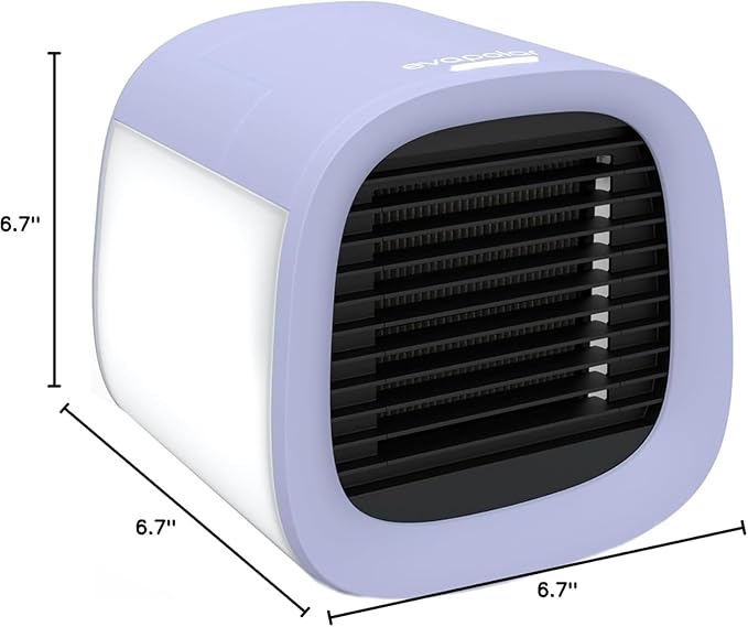 Evapolar Portable AC Unit- Small Personal Air Conditioners - Mini Evaporative Air Cooler for Desk and Camping - Swamp Cooler - Evachill, Lavanda