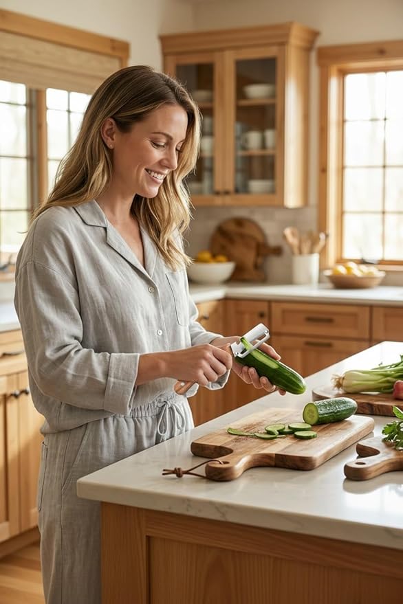 Zero Snag Wooden Peeler, Zero Flex Peeler Vegetable, Multi-functional Vegetable Peelers for Kitchen, With Wooden Handle,Bottle Opener Kitchen Tool for Fruit Veggie Carrot Potato Pumpkin(1pc)