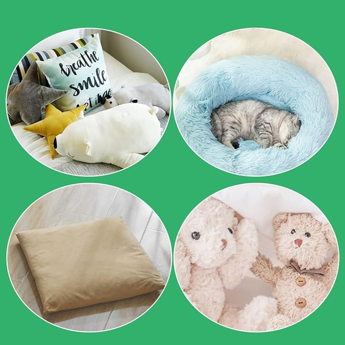 200g/7.1oz Stuffing Fiber Fill, Polyester Fiber, Pillow Stuffing, Stuffing in Crafts, Pillow Stuffing for Stuffed Animals, Premium FiberFill for Filling Crafts DIY