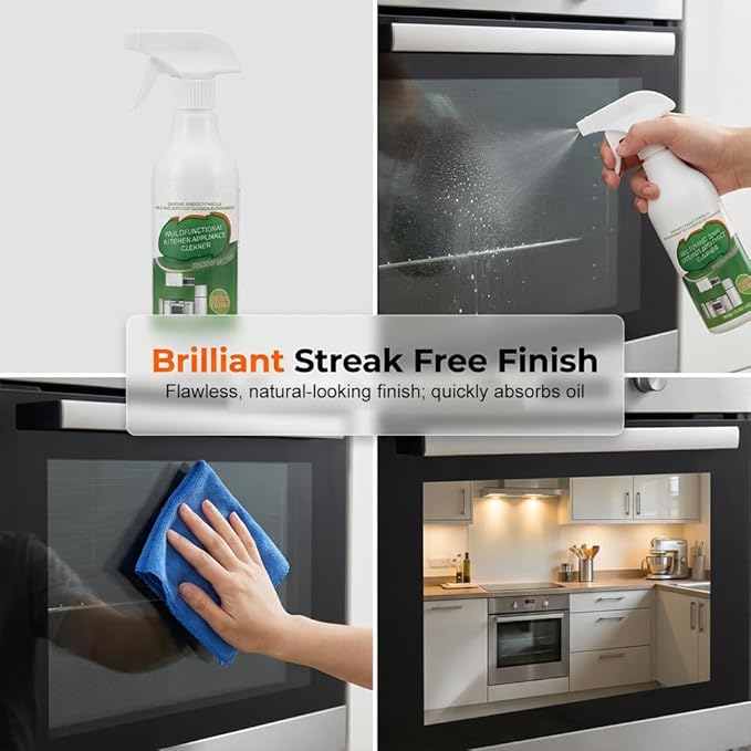 2026 New Multipurpose Enzyme Foam Cleaner, Powerful Multipurpose Kitchen Appliance Cleaner Spray, Oil Stains Clean Up Kitchen Appliance Cleaners, for Household, Oven, Stove, Range Hood (1)
