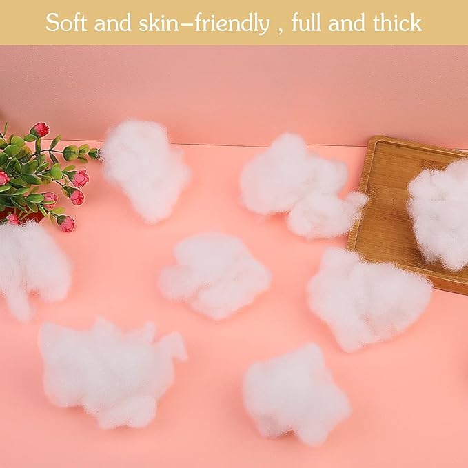 BUTUZE 900g/32oz Polyfill Stuffing, (2.1oz-4.4lb) Fiberfill for Crafts, Polyester Fiber Fill, Premium Stuffing Fiber Fill for Stuffing Pillow and Home Decoration Projects