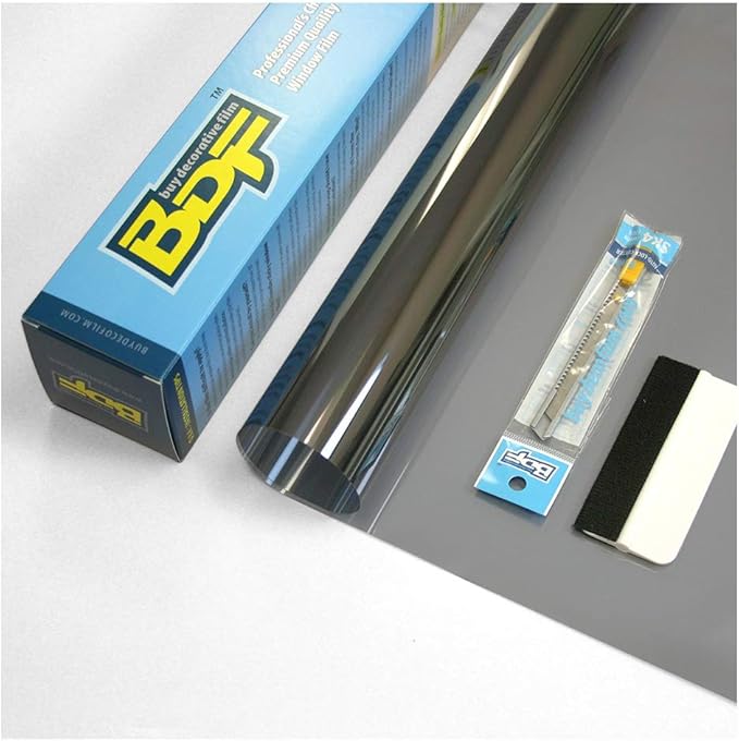 BDF NA35 Window Film Sun Control and Heat Rejection Natural Black 35 (Medium) - 24in X 14ft