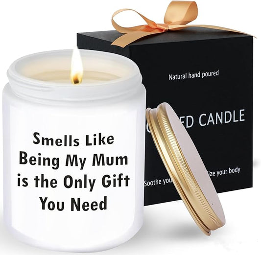 Mom Christmas Gift,Funny Candle Gifts for Mom from Daughter Kids Son,Mum Birthday Valentines Day Christmas Gifts,Best Presents for Mother, New Mother Candle Gift,Christmas Stocking Stuffers for Mum