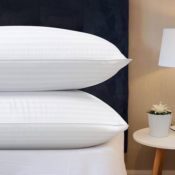 COZSINOOR GP-002 Bed-Pillows, Queen (Pack of 2), White 2 Count