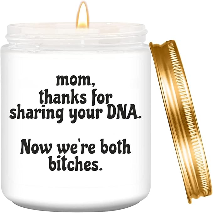 Funny Birthday Gifts for Mom,Mom Gifts from Daughter Son,Unique Mothers Day Thanksgiving Christmas Gift Lavender Scented Candles for Women