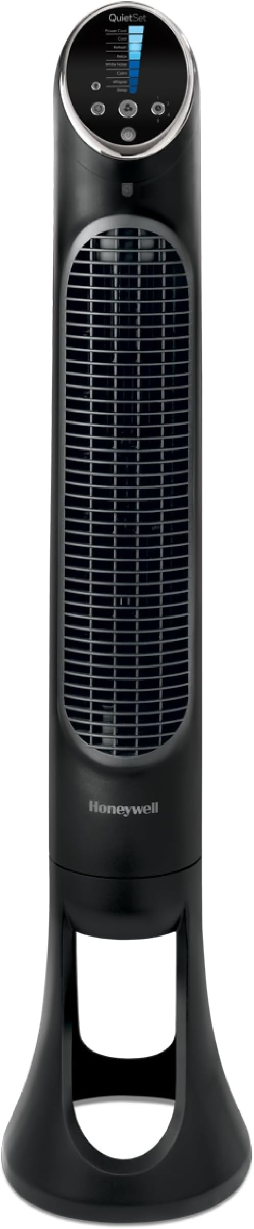 Honeywell QuietSet Whole Room Tower Fan, Oscillating Tower Fan with Remote, Black, HYF290B